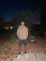 NYC brown hoodie