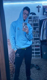 NYC blue hoodie