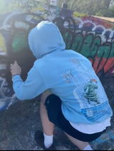 NYC blue hoodie