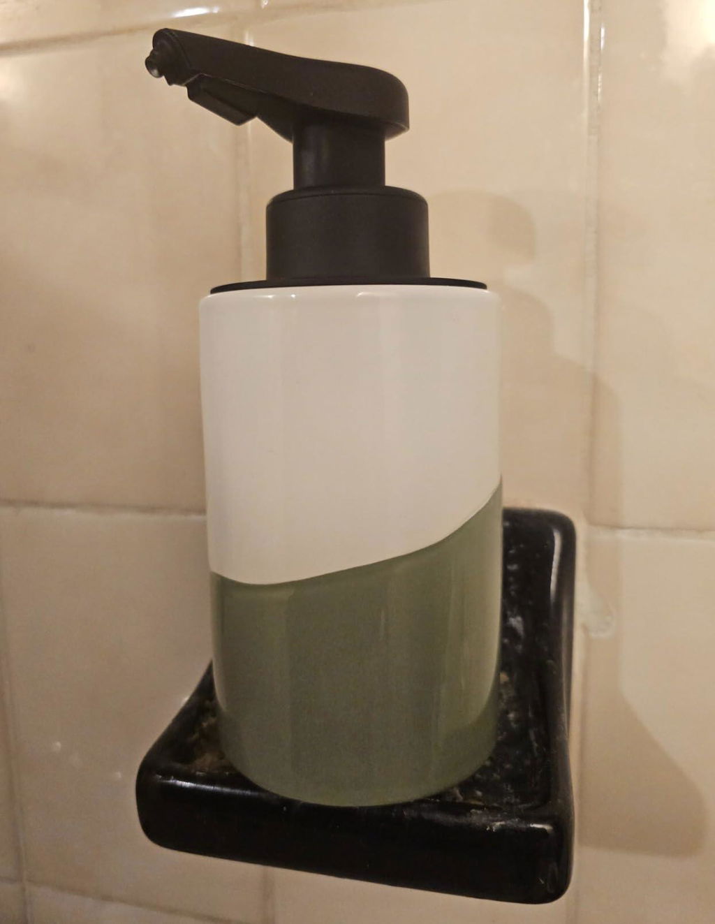 BosilunLife Nordic Garden Automatic Foaming Soap Dispenser 10 oz Recycled Eco-Clay