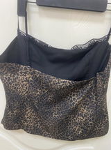 Dark Cheetah Print Cami Top