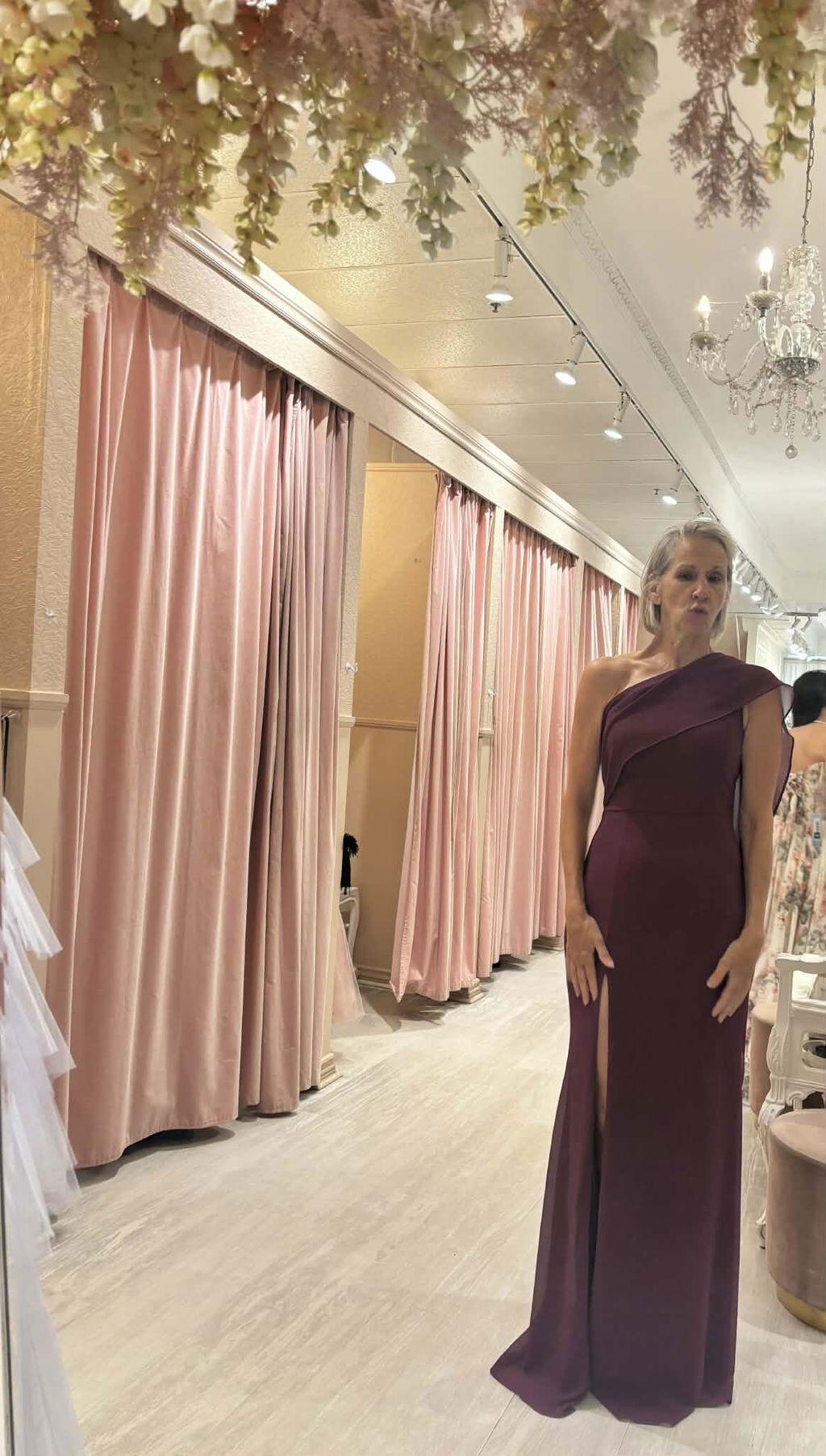 Sorix Purple | Maxi One-Shoulder Dress with Slit