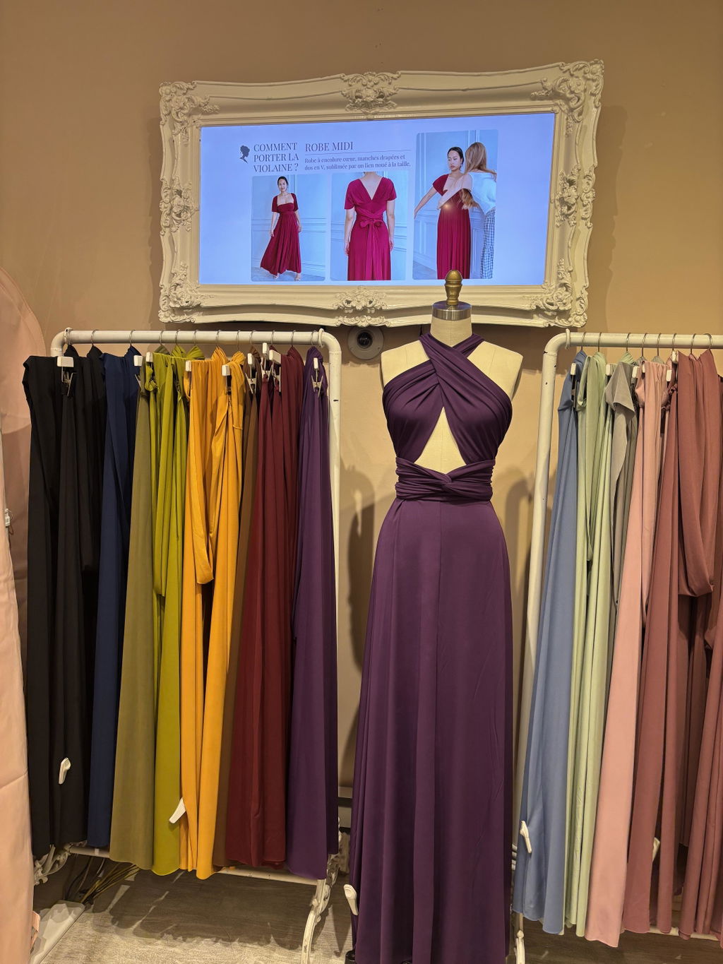 Arleen Pink | Halter A-Line Maxi Dress