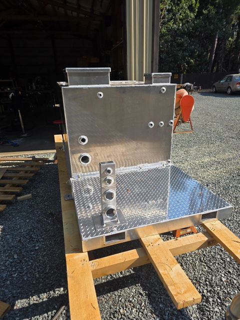 Machined Aluminum NPT Flanged Weld Bung
