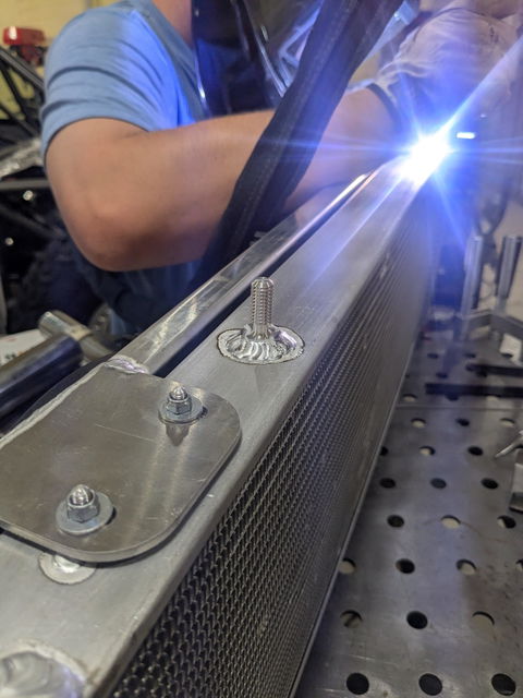 Male Weld-On Threaded Stud Aluminum