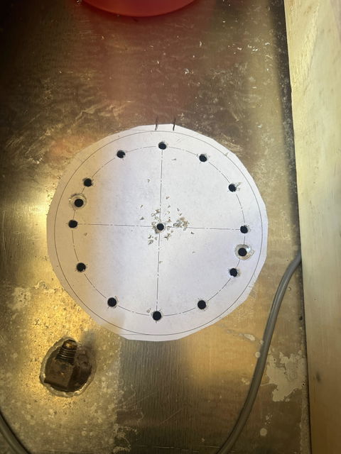 Aluminum 6"OD x 4"ID Bolt In Tank Clean Out Access Plate