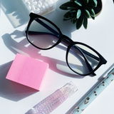 Cai - Blue Light Computer Glasses - Matte Black