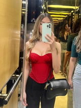 Corset Victoria rojo