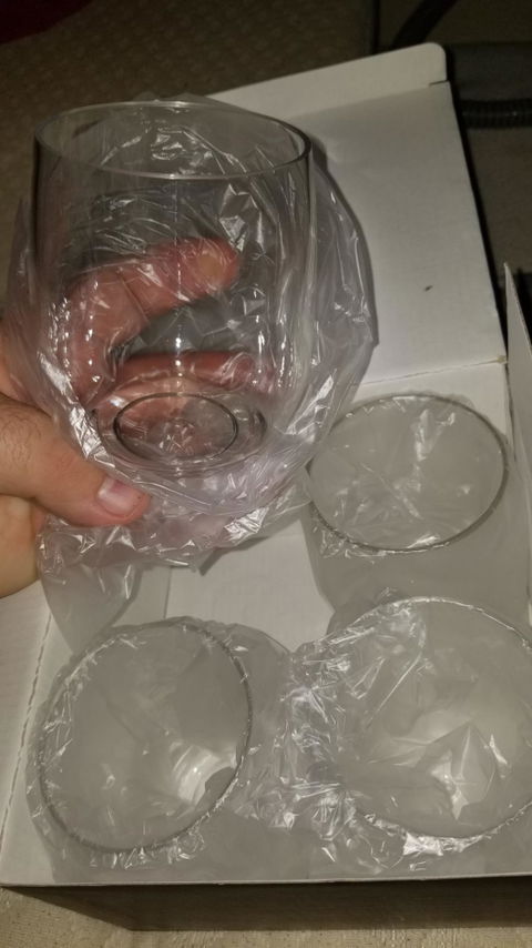 Unbreakable Stemless Wine Glasses