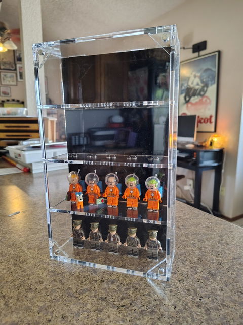 Wall Mounted Display Cases for 20 LEGO® Minifigures