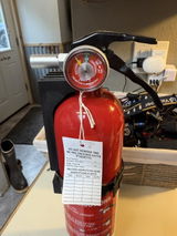 Fire Extinguisher for Vehicles, Cars, Single Use 5BC,All-metal construction,Fast and powerful