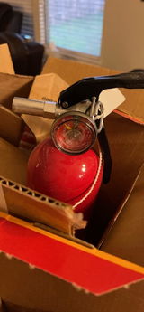 Fire Extinguisher for Vehicles, Cars, Single Use 5BC,All-metal construction,Fast and powerful