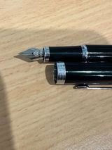 Parker IM Black Fountain Pen (Gold or Chrome)
