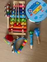 Brinquedo Montessori Kit Musical de Madeira