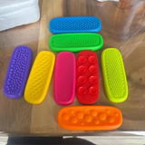 Brinquedo Sensorial Tira de Silicone Fidget Anti Stress