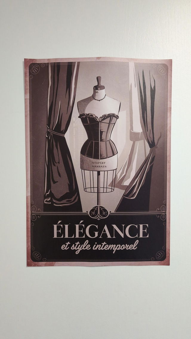 Affiche au mur, photo de C.B.