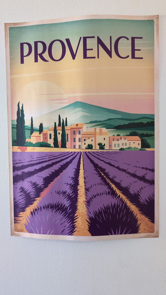 Affiche au mur, photo de Catherine