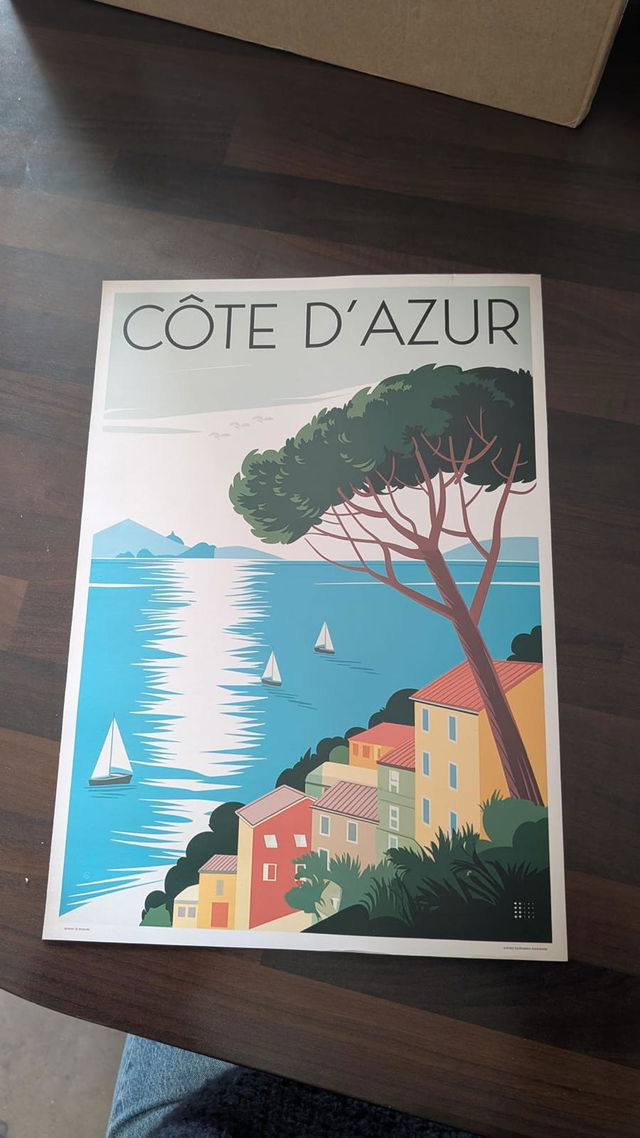 Affiche au mur, photo de Client anonyme