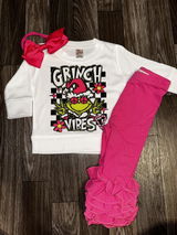 Solid Icing Ruffle Leggings