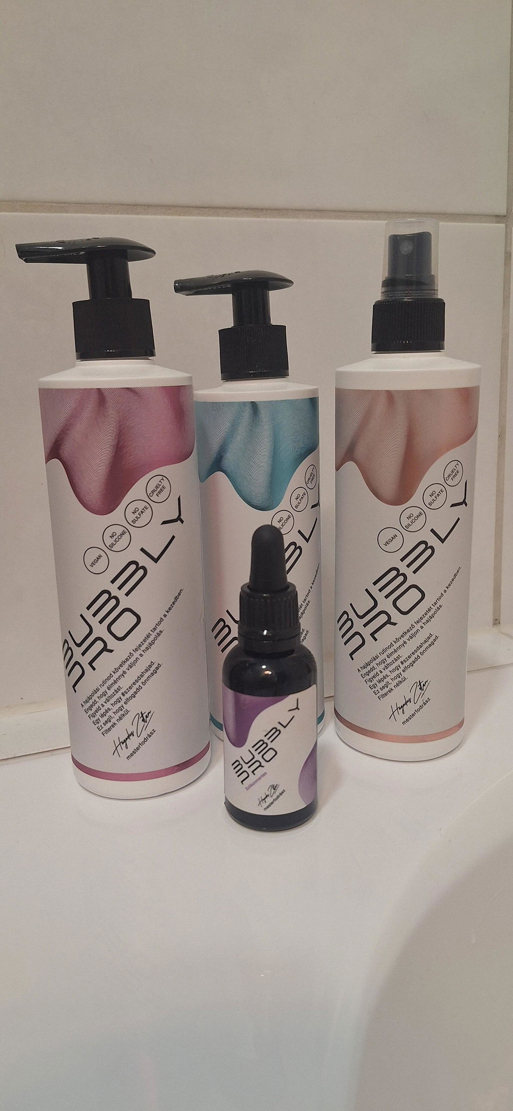 BubblyPro Finishing Oil  Simító Hajvégápoló Olaj Esszencia