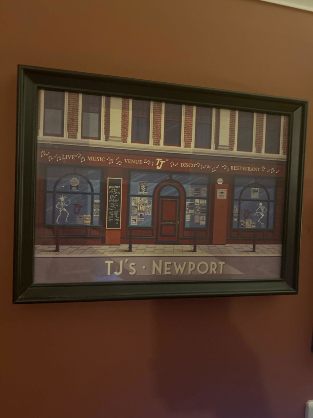 TJs Newport Nightclub Poster