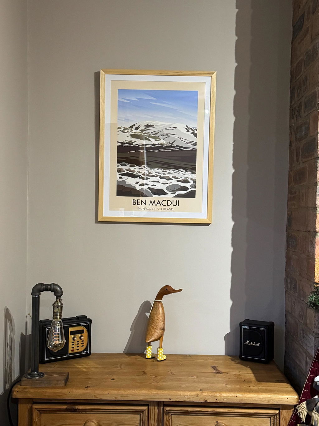 Ben Macdui Munros Of Scotland Travel Poster