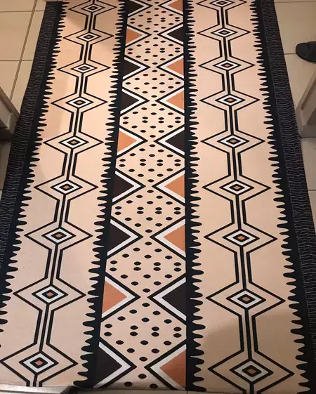 Mudcloth Tribal Outdoor Rug - Traditional Patio Carpet