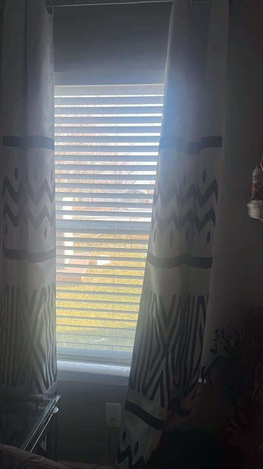 Mudcloth Heritage Curtain White and Black – Grommet Style (Two-Piece Set).