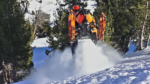 TMX Technical Mountain Riding Snowmobile Skis