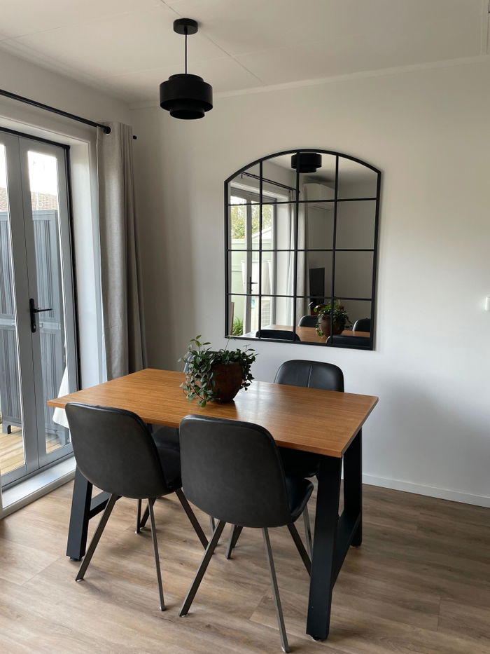 Le Vue Window Wall Mirror in a customer's home