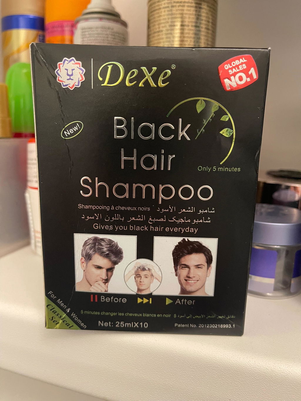 Sampon Colorant Pentru Par Negru