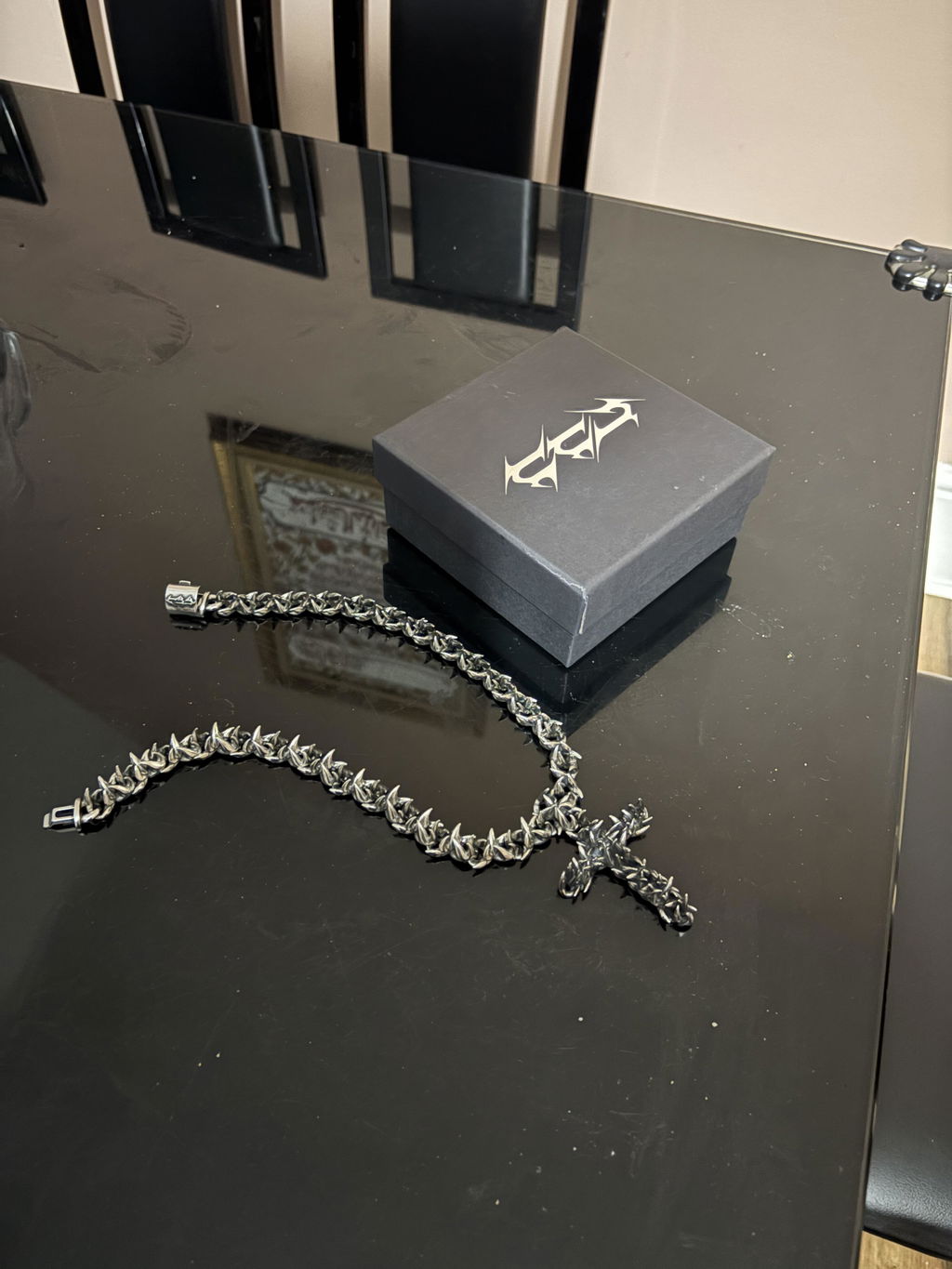 Infinity Necklace Large Cross
