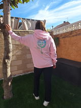 Sudadera Camperwilf® – Flecha Azul (Color Rosa)