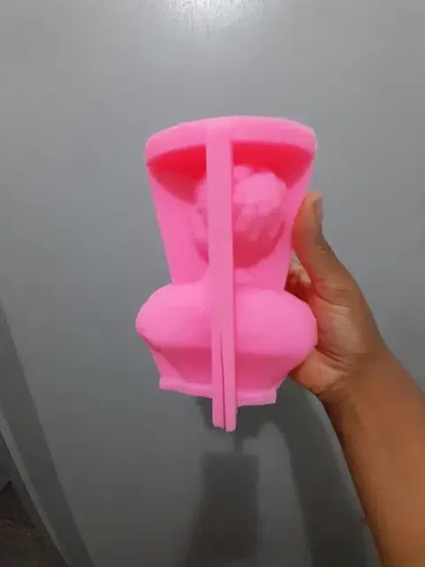 Afro Women Beautiful Goddess Candle Silicone Mold