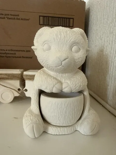 Hollow Sheep Silicone Candle Mold for Tea Light Holders