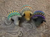 2 IN 1 BEAD HEDGEHOGS Crochet Pattern (skill level Intermediate)
