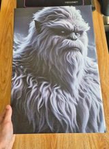 Silent Frost Giant - Mythical Creature Canvas Wall Art Print