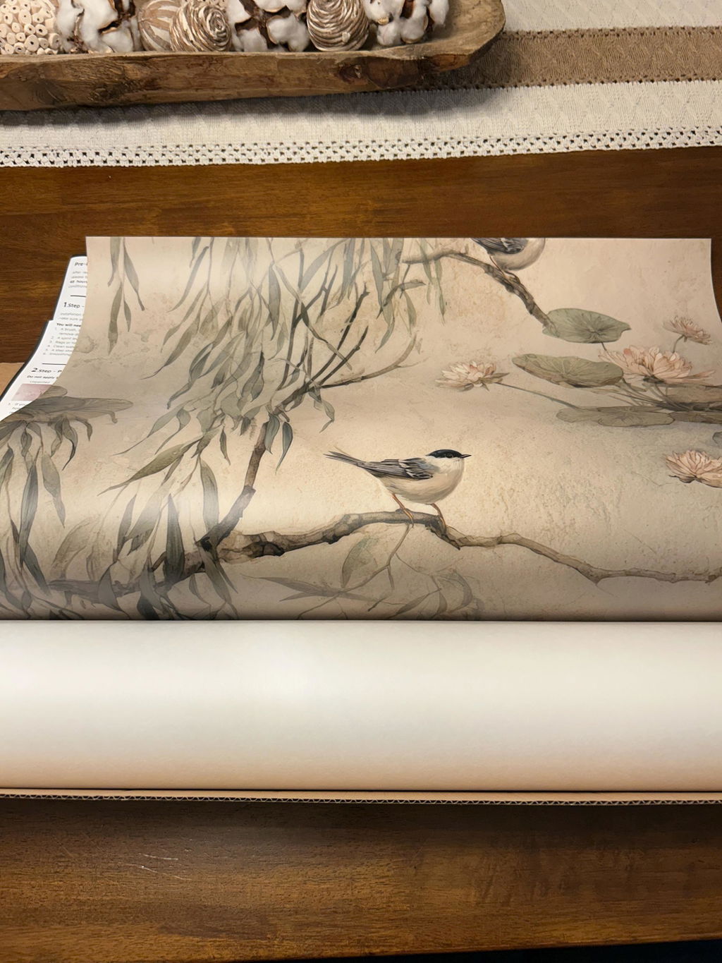 Customer photo — Willowshade Sanctuary Wallpaper