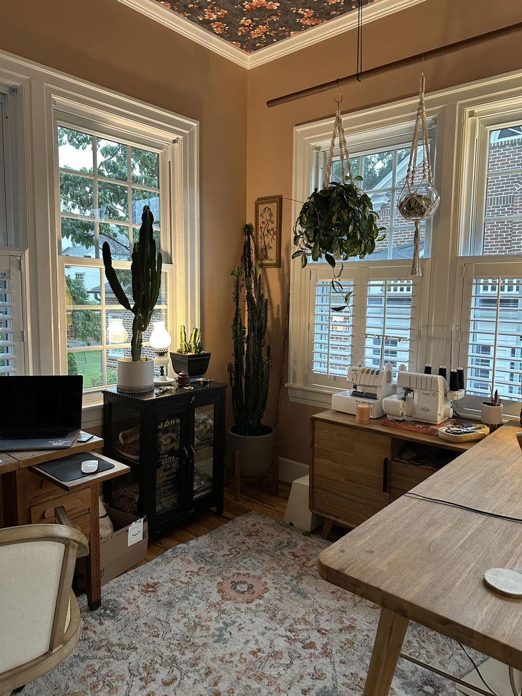 Customer photo — Rusted Bloom Wallpaper