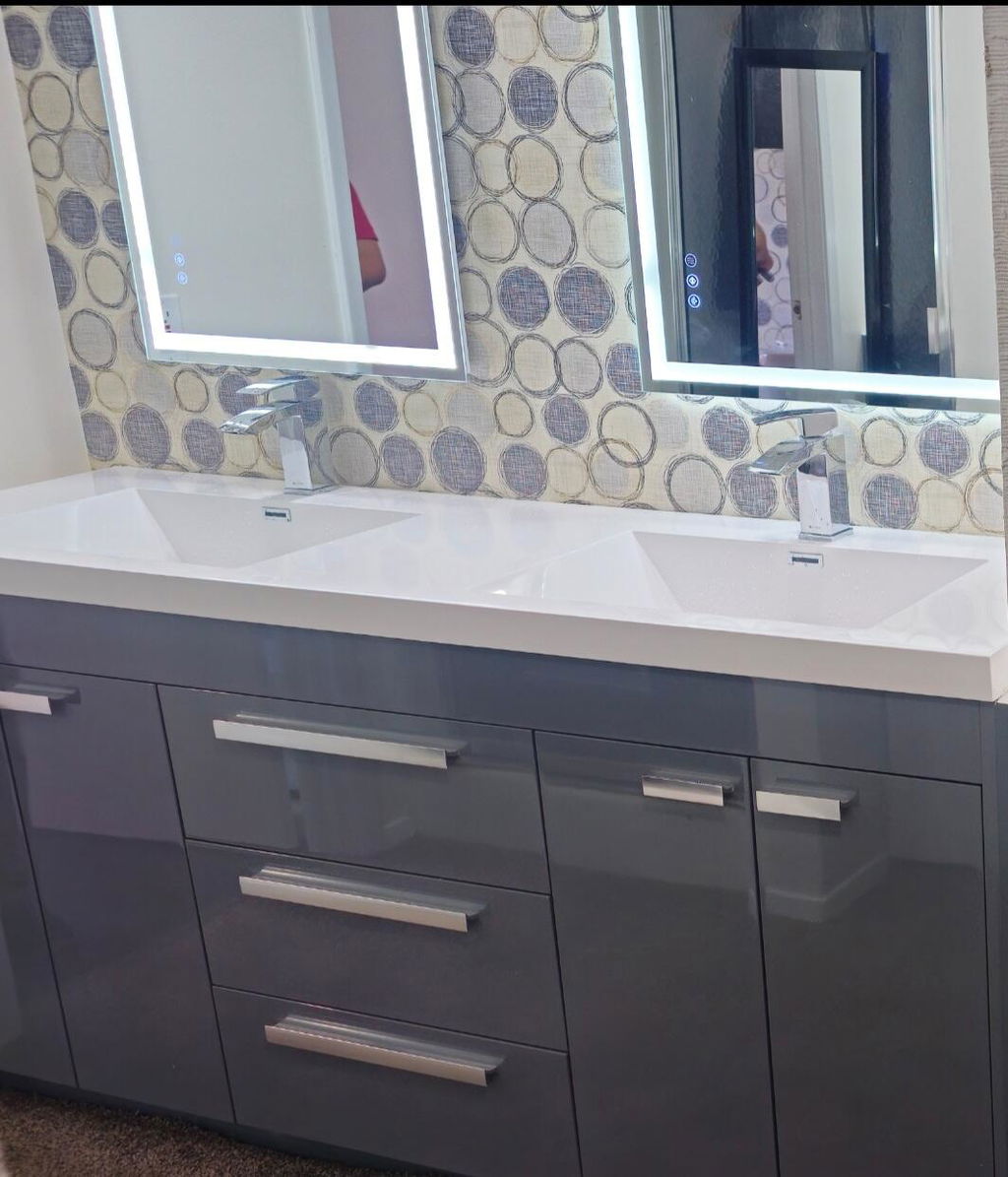 Customer photo — Charcoal Reverie Wallpaper