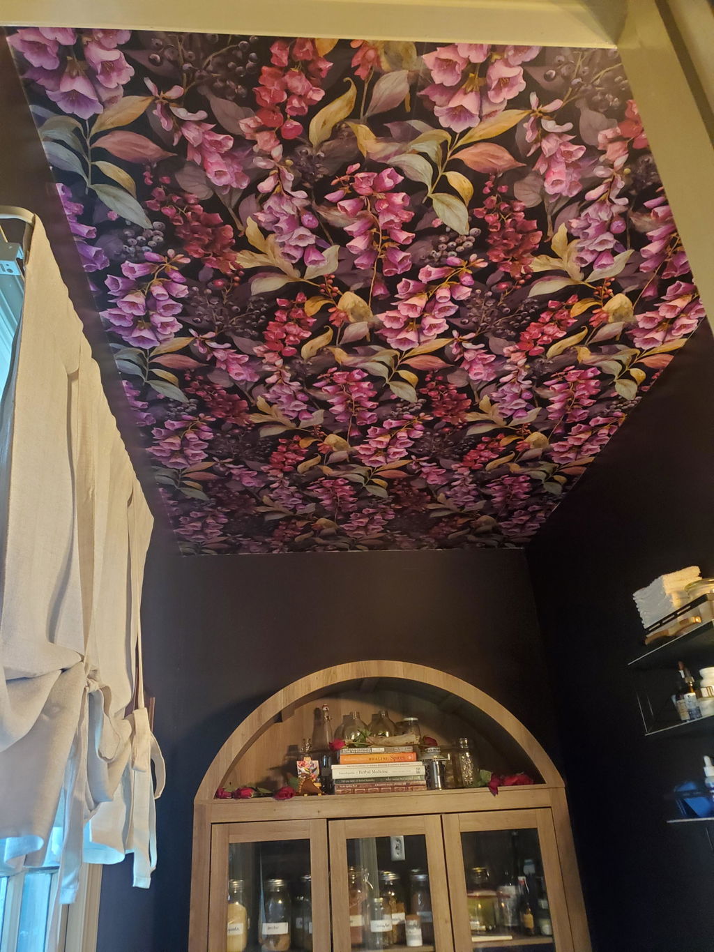 Customer photo — Witching Flora Wallpaper