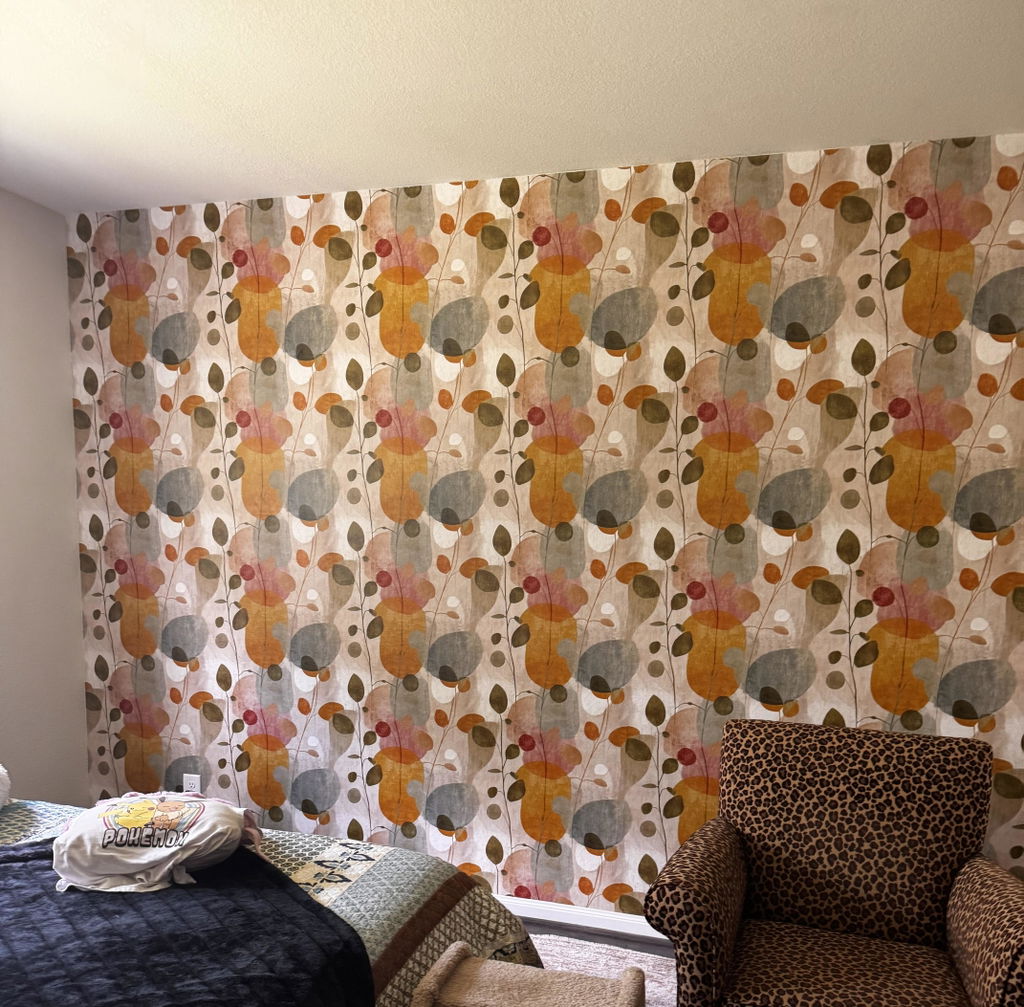 Customer photo — Garden Drift Wallpaper