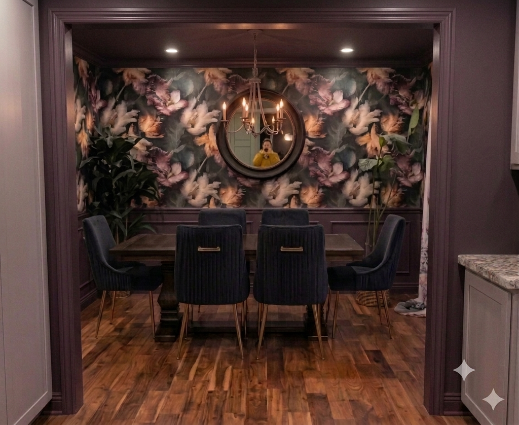 Customer photo — Petal Haze Wallpaper