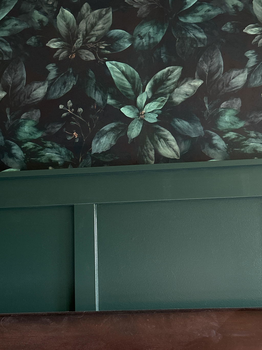 Customer photo — Midnight Botanica Wallpaper