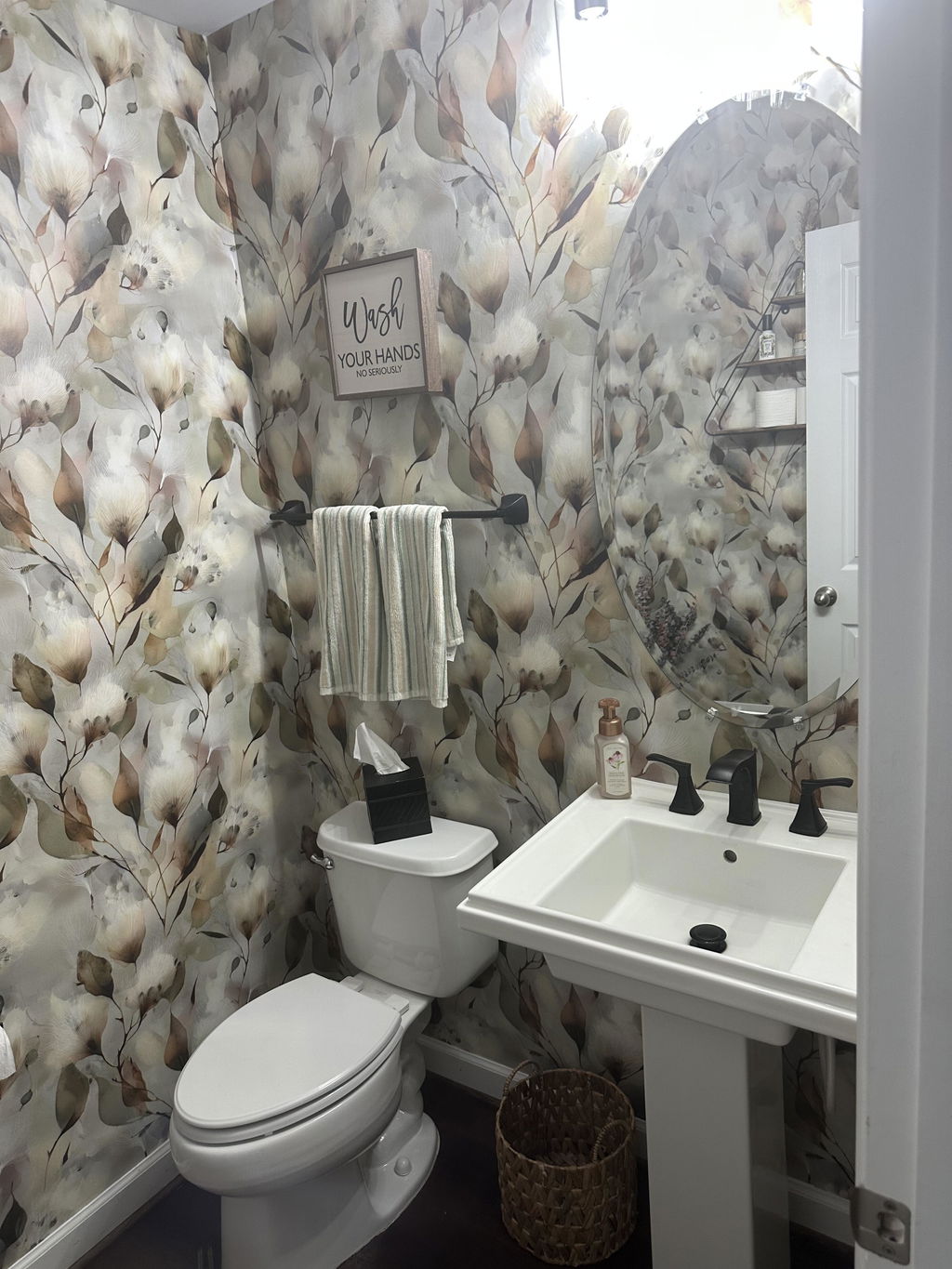 Customer photo — Milkweed Mirage Wallpaper