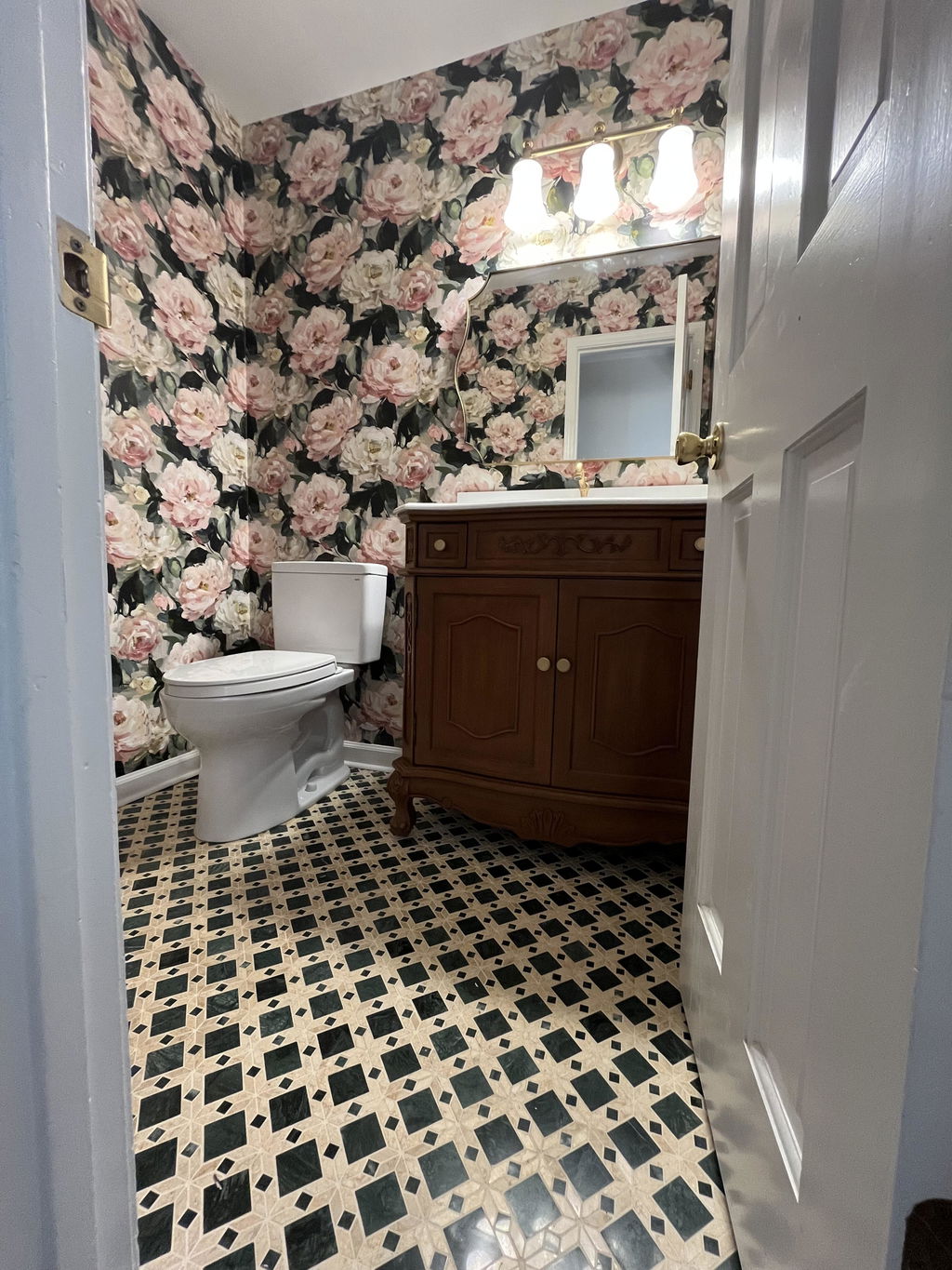 Customer photo — Peony Reverie Wallpaper