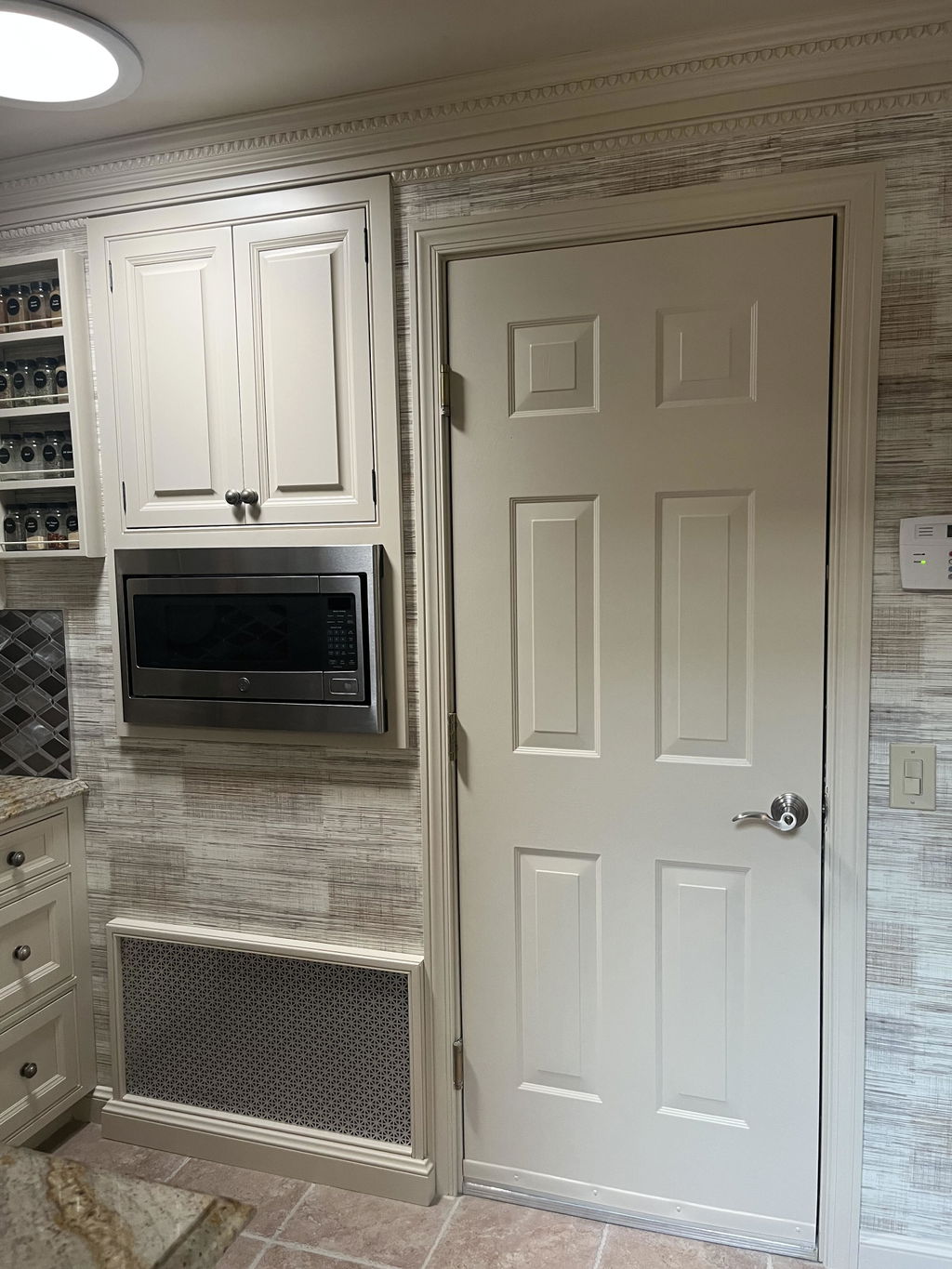 Customer photo — Desert Linen Wallpaper