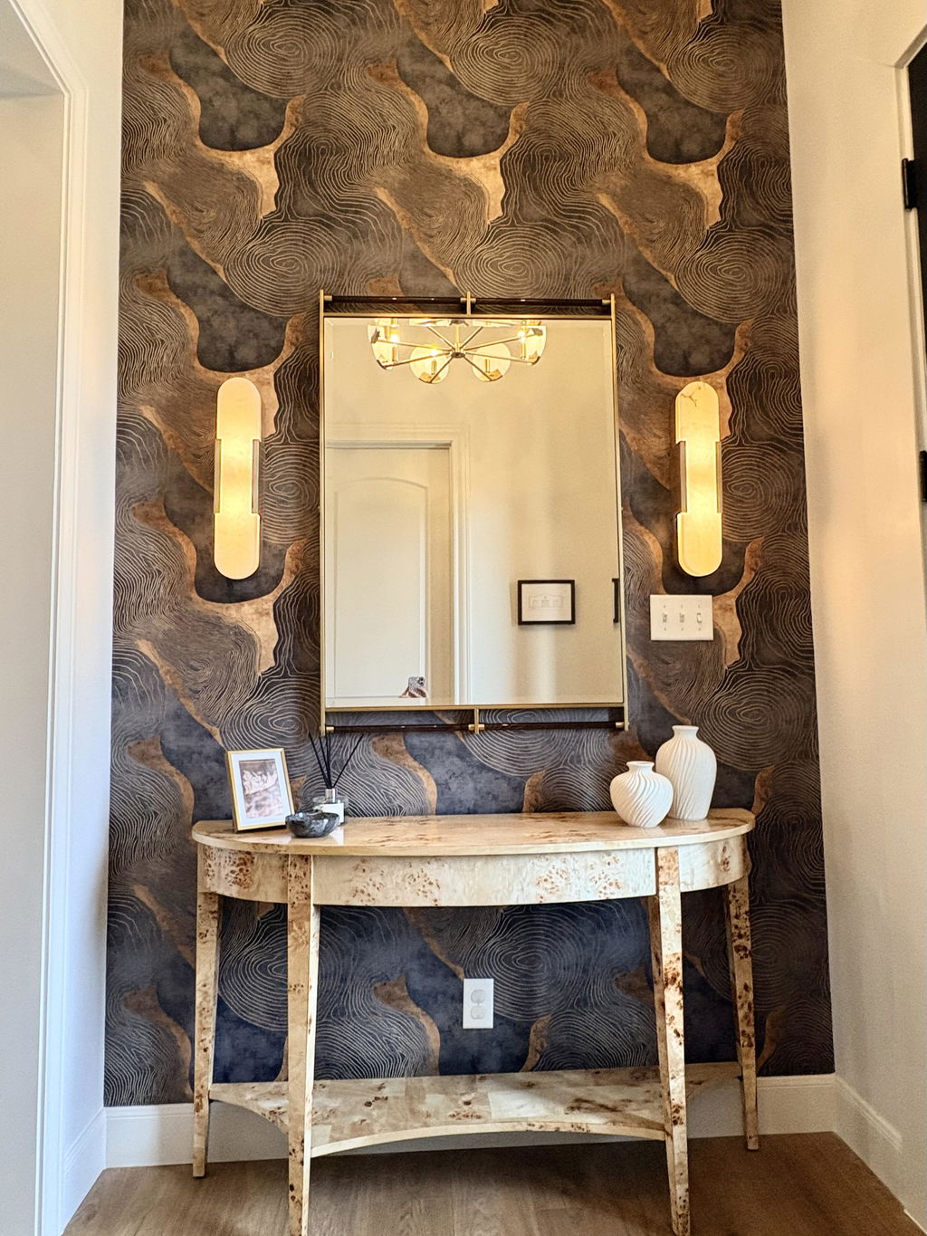 Customer photo — Aureate Terrain Wallpaper