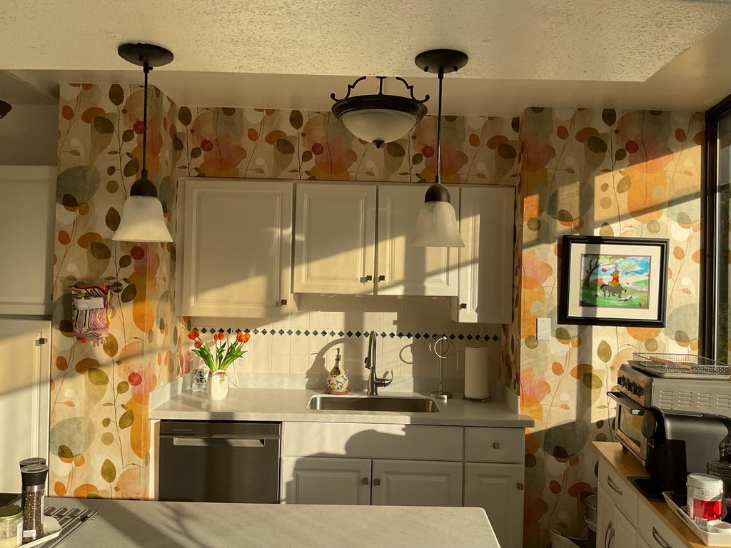Customer photo — Garden Drift Wallpaper