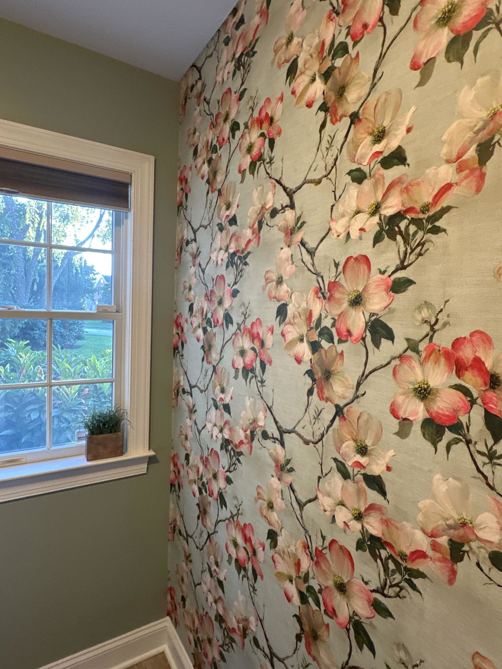 Customer photo — Dogwood Crossing Wallpaper